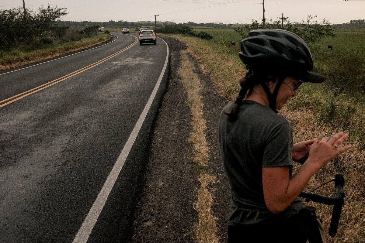 estrada de acesso a Capão da Canoa